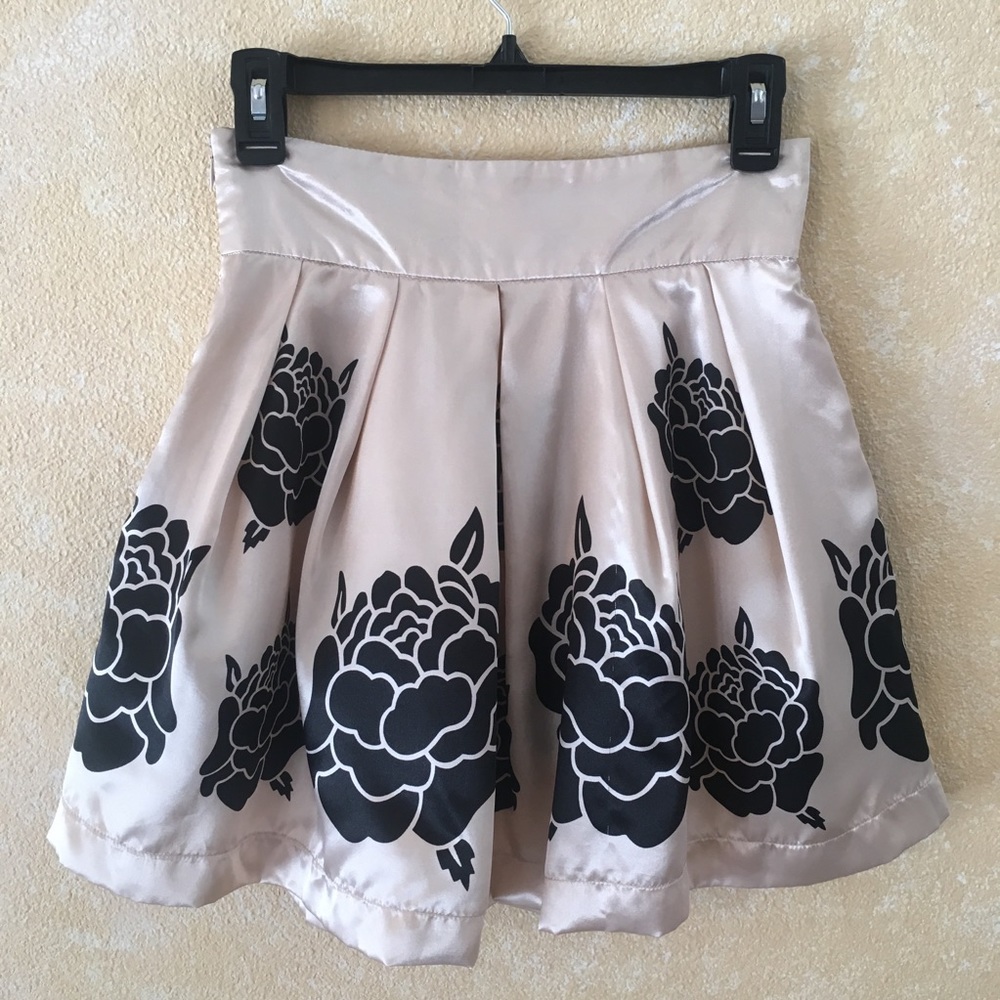 Pleated Skater Mini Skirt - Picture 2 of 8